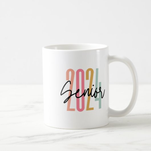 シニア2024クラス2024年卒業2024 コーヒーマグカップ (右)