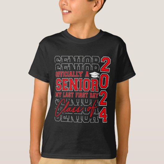 シニア2024クラス2024年卒業2024 Tシャツ (正面)