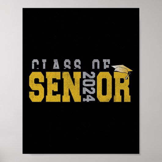 シニア2024年卒業クラス2024 1 ポスター (正面)