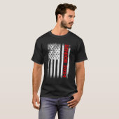 シニア2024 American Flag USA卒業クラス Tシャツ (正面フル)