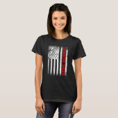 シニア2024 American Flag USA卒業クラス Tシャツ (正面フル)