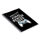 シニア2025クラス2025ゲーマービデオゲーム ノートブック (右側)