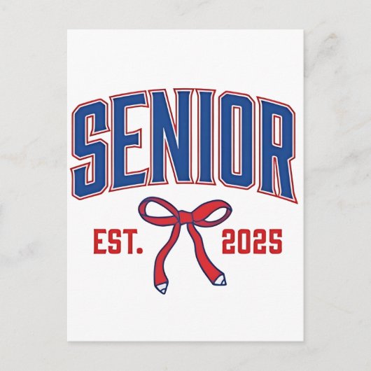 シニア2025コケット2025ピンク弓クラス ポストカード (正面)