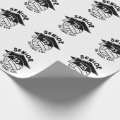 シニア2025バレーボール卒業 ラッピングペーパー (角)