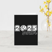 シニア2025バレーボール母ママ高校卒業 カード (黄色い花)