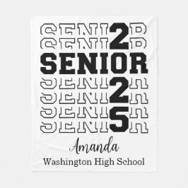 シニア2025ベルベティーンの豪華な毛布パーソナライズされた、 フリースブランケット