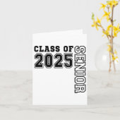 シニア2025卒業2025 Clシニア2025グラード5 カード (黄色い花)