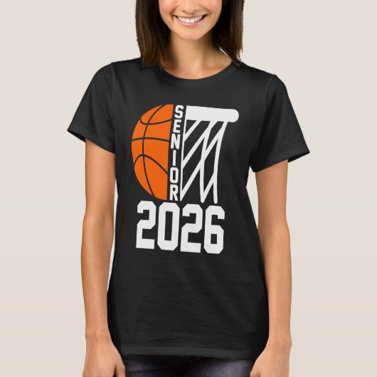 シニア2026クラス2026卒業バスケットボールPl Tシャツ (正面)