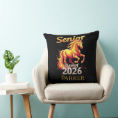 シニア2026ファイアホース中国の〔占星術の〕十二宮図パーソナライズされた クッション (椅子)