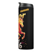 シニア2026ファイアホース中国の〔占星術の〕十二宮図パーソナライズされた タンブラー (回転右)