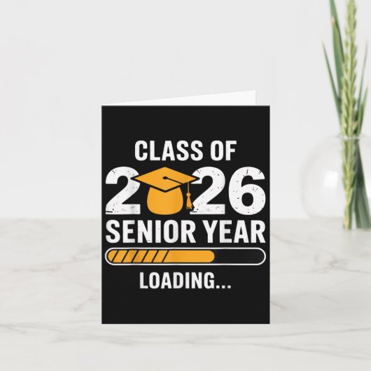 シニア2026 Cl Of 2026 Seniors卒業2026 Sen カード (正面)