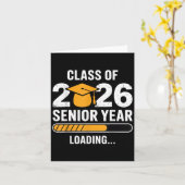 シニア2026 Cl Of 2026 Seniors卒業2026 Sen カード (黄色い花)