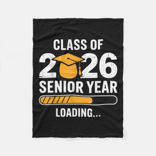 シニア2026 Cl Of 2026 Seniors卒業2026 Sen フリースブランケット (正面)