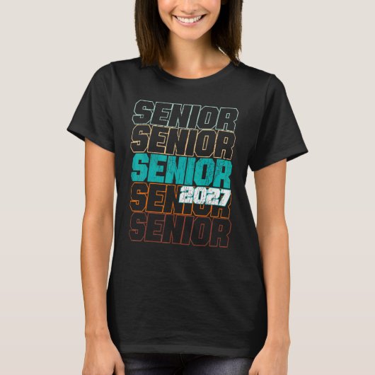シニア2027年卒業クラス2027 Tシャツ (正面)
