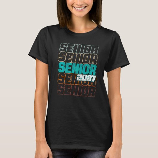 シニア2027年卒業クラス2027 Tシャツ (正面)