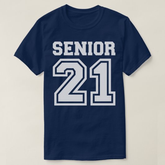 シニア21 2021 Tシャツ (デザイン正面)