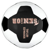 シニア・イヤー写真大学院グリッター年 サッカーボール (回転)