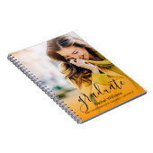 シニア・イヤー・ノートブック | 写真卒業ギフト ノートブック (右側)