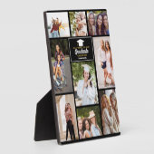 シニア・イヤー・フレンズ・コラージュ卒業パーティー フォトプラーク (側面)