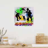 シニア – スケートボードポスター ポスター (キッチン)