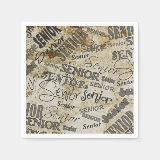 シニア スタンダードカクテルナプキン (正面)