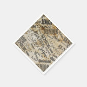 シニア スタンダードカクテルナプキン (角)