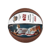 シニア・ナイト記念カスタム写真名 ミニバスケットボール (正面)