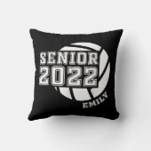 シニア・バレーボール・チーム・プレイヤー卒業 クッション (裏面)
