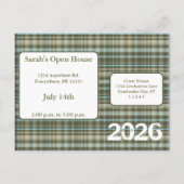 シニア・フォト・スチームパンク卒業 インビテーションポストカード (裏面)