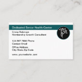 シニア・ヘルスケア・センターの成長コンサルタント 名刺 (正面)
