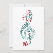 シニア・ミュージック・リサイタル 招待状 (正面)