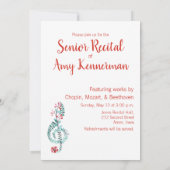 シニア・ミュージック・リサイタル 招待状 (裏面)