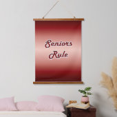 シニア・ルール 吊り下げ型タペストリー (寝室)