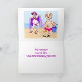 シニア・レディース誕生日カード カード (内部)