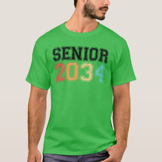 シニア 2034 レトロ ヴィンテージ ファミリー Tシャツ