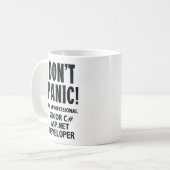 シニアC# AspNet開発者 コーヒーマグカップ (正面左)
