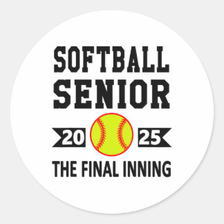 シニアCl Of 2025 Softllシニア夜間卒業P ラウンドシール