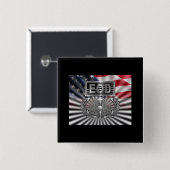 「シニアEOD」記念品 缶バッジ (正面&裏面)