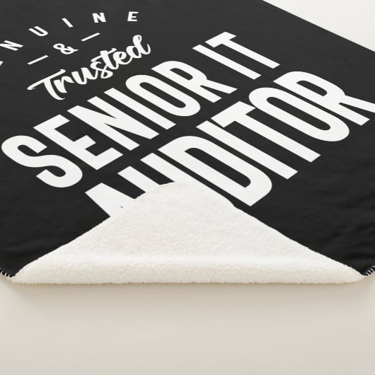 シニアIt監査人の役職ギフト シェルパブランケット (3/4)