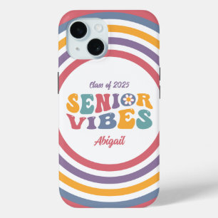 シニアVibes Groovy Class of 2025 Grad iPhone 15ケース