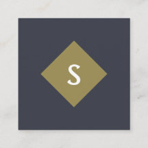 シニカスタムア・モノグラム・スクエア名刺