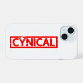 シニカルスタンプ iPhone 15ケース (裏面横)
