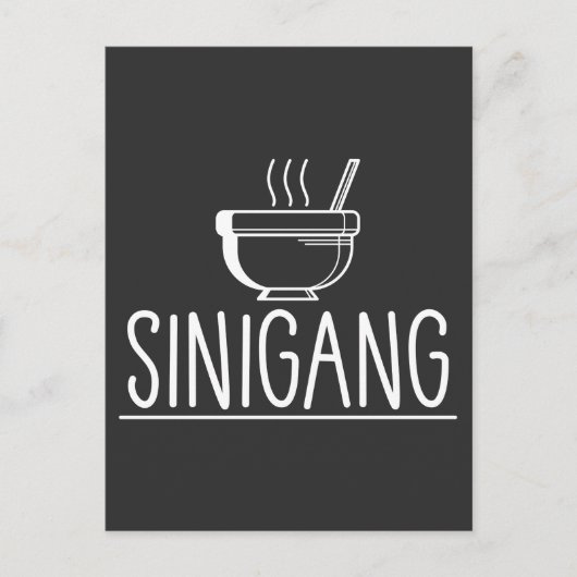 シニガンスープフィリピーノキュイジーズフィリピンフィリピン人 ポストカード (正面)