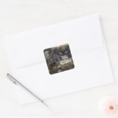 シニスターアベニューホラーハローウィンパーティフリット スクエアシール (封筒)