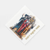 シニスターソイラエハロウィーンゴシックパーティー装飾 スタンダードランチョンナプキン (角)