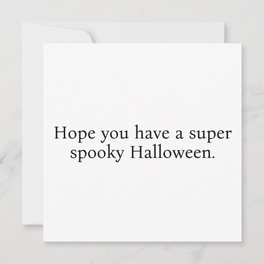 シニスターハロウィーンマンシ幽霊のよく出るョン カード (裏面)