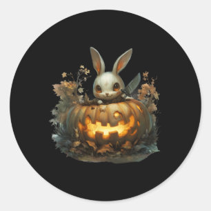シニスターバニーメイヘムクリームハロウィーンバニーパンプク ラウンドシール