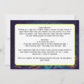 シニスター下水眼鏡カード 招待状 (裏面)