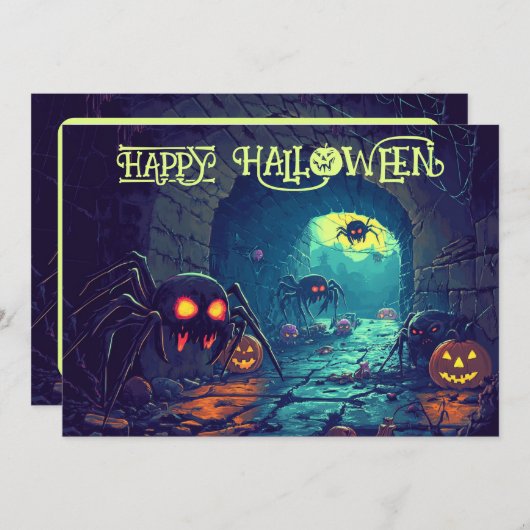 シニスター下水眼鏡カード 招待状 (正面/裏面)