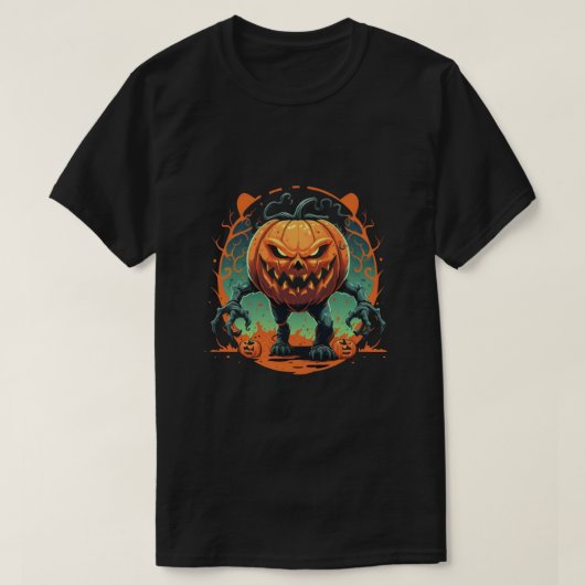 シニスター・カボチャ Tシャツ (デザイン正面)
